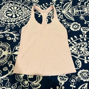 Lululemon cool racer back short tank top nulu strawberry milkshake size 4
